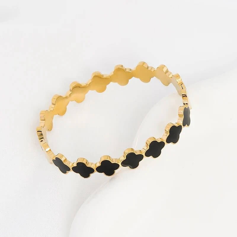 Black Cover Bangle – Premium Stainless Steel