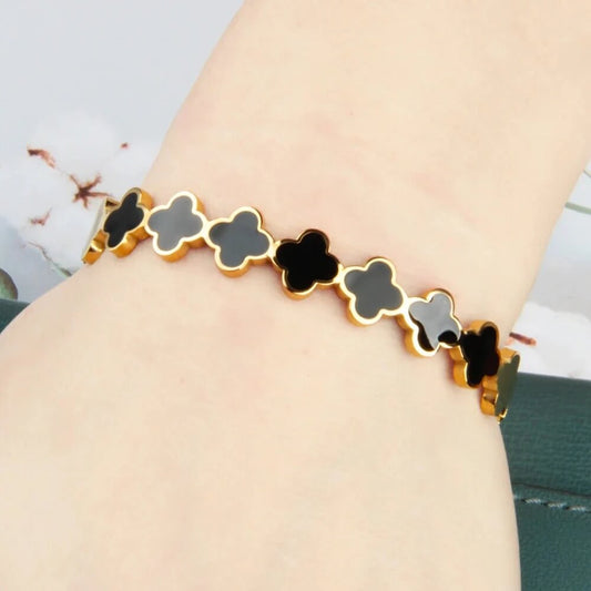 Black Cover Bangle – Premium Stainless Steel