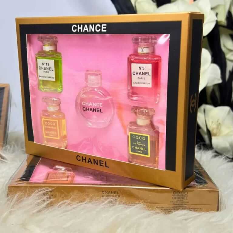 Chanel 5 mini perfume set